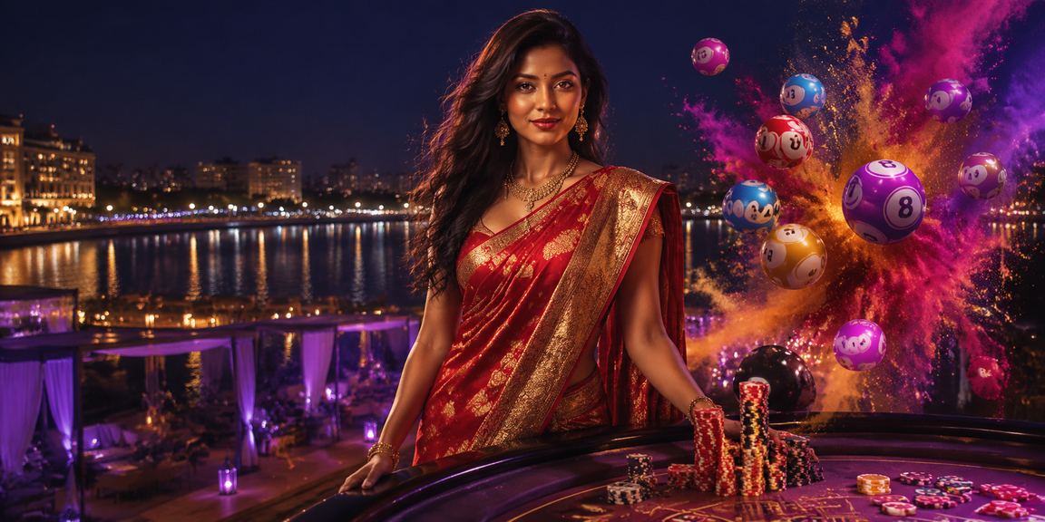 Ahmedabad riverfront lottery festival scene