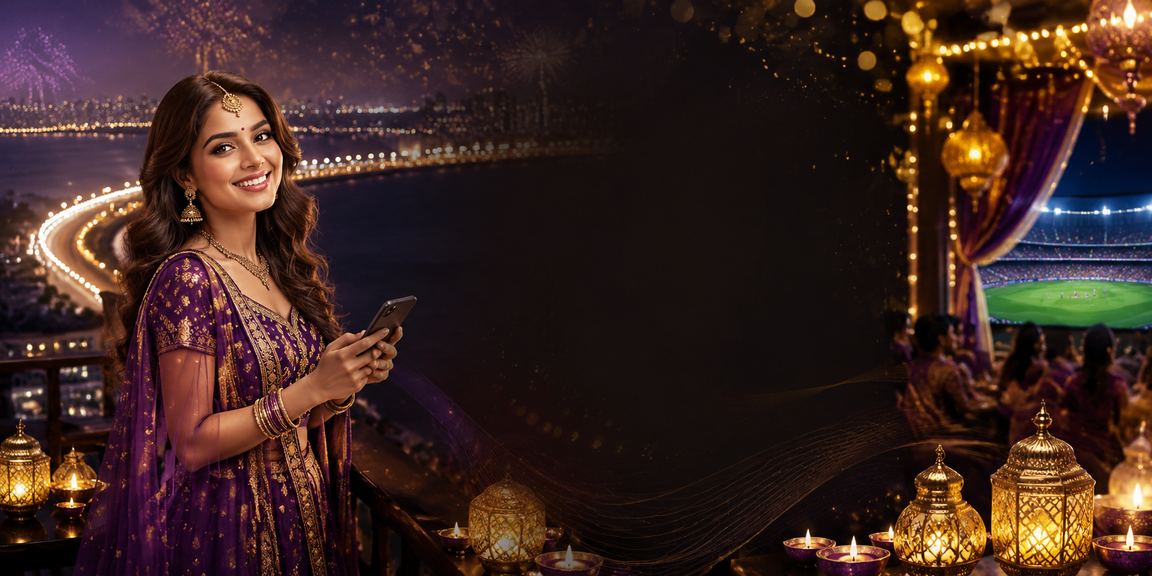 Mobile payment using UPI apps during Diwali festival in Mumbai